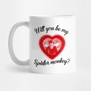 Will you be my spider monkey  Twilight Movie white Mug